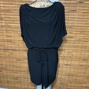 Jessica Simpson‎ Black Cowled Sleeve Dress